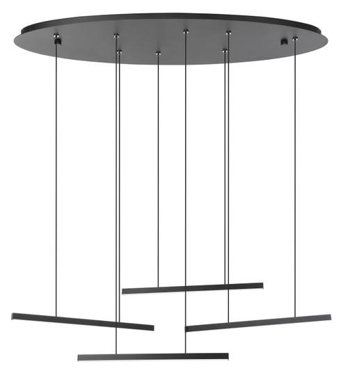 Lindoza LED Pendant in Black (217|205646A)