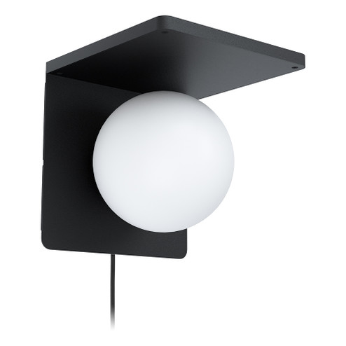 Cigle One Light Wall Sconce in Black (217|204965A)