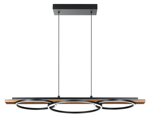 Boyal LED Pendant in Brushed Pine Wood (217|204922A)