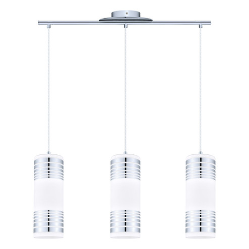 Bayman Three Light Linear Pendant in Chrome (217|200228A)