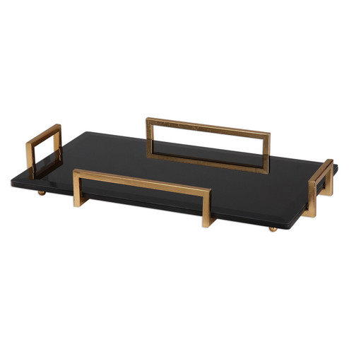 Ettore Tray in Antiqued Gold Leaf (52|20057)