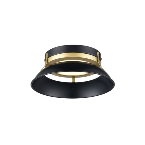 Alcenon Cct LED Flush Mount in Ebony And Painted Satin Brass (214|DVP39518EB+PSB-CCT)