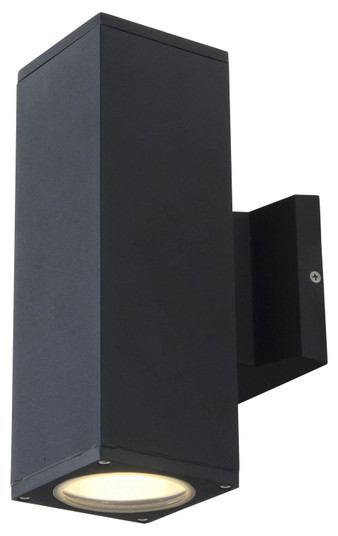 Summerside Outdoor Two Light Outdoor Wall Sconce in Black (214|DVP115015BK)