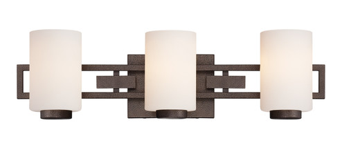 Del Ray Three Light Bath Bar in Flemish Bronze (43|83803-FBZ)