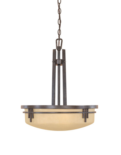 Mission Ridge Three Light Pendant in Warm Mahogany (43|82131-WM)