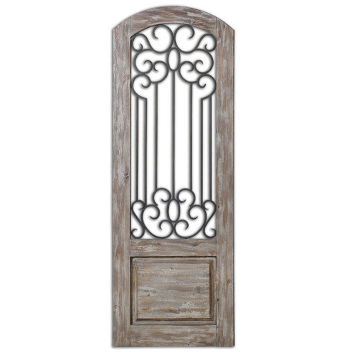 Mulino Wall Panel in Solid Wood w/Taupe Gray (52|13861)