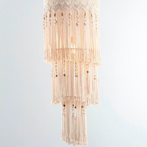 One Light Pendant in Antique French White (208|10608)
