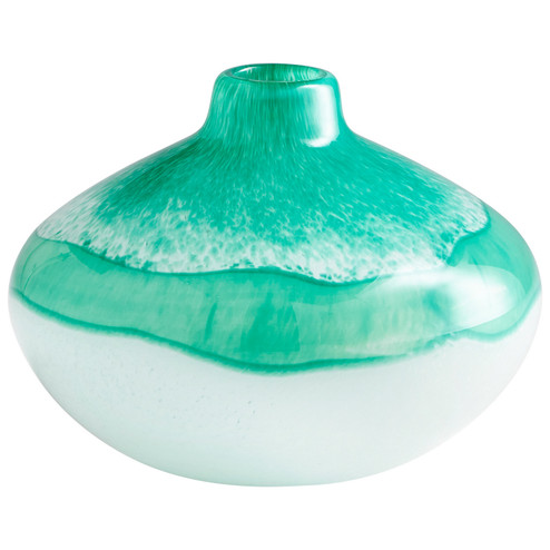 Vase in Turquoise/White (208|09519)