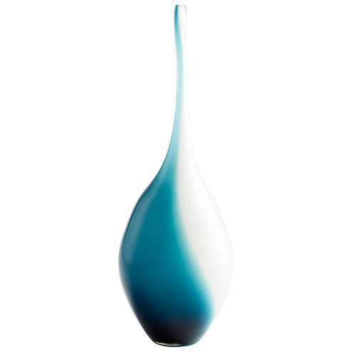 Swirly Vase in Blue And White (208|07831)