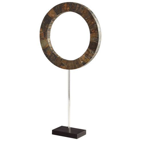 Portal Sculpture in Brown And Stainless Steel (208|07218)
