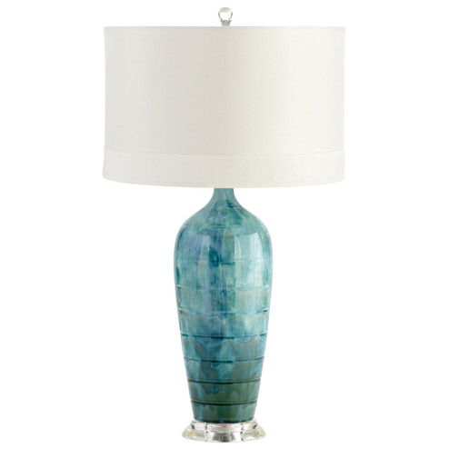 Elysia One Light Table Lamp in Blue Glaze (208|05212)