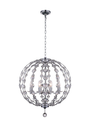 Esia Eight Light Chandelier in Chrome (401|9970P26-8-601)