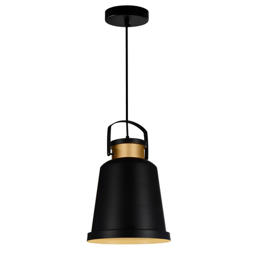 Elisa One Light Pendant in Black (401|9845P10-101)