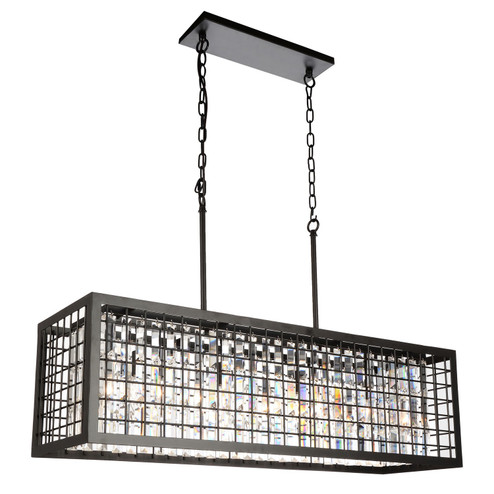 Meghna Four Light Chandelier in Brown (401|9697P36-4-192)