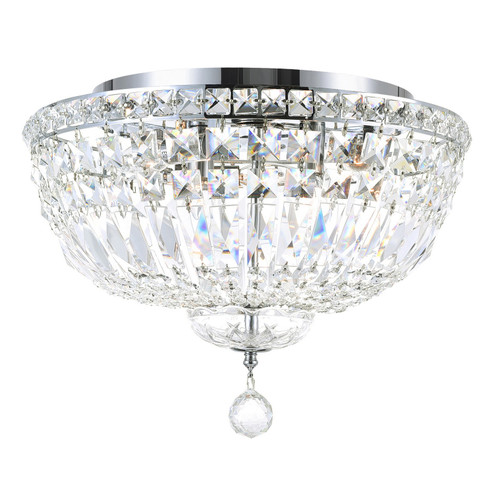 Stefania Five Light Flush Mount in Chrome (401|8003C16C)