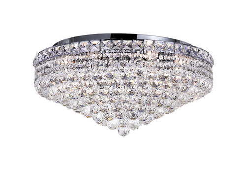 Luminous 12 Light Flush Mount in Chrome (401|8002C24C)