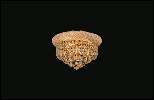 Empire Three Light Flush Mount in Gold (401|8001C12G)