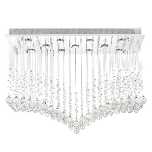 Twinkle 11 Light Flush Mount in Chrome (401|6610C36C)