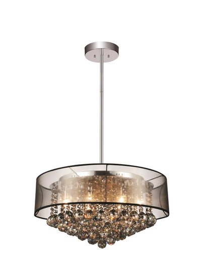 Radiant Nine Light Chandelier in Chrome (401|5062P20C (Smoke + BK))