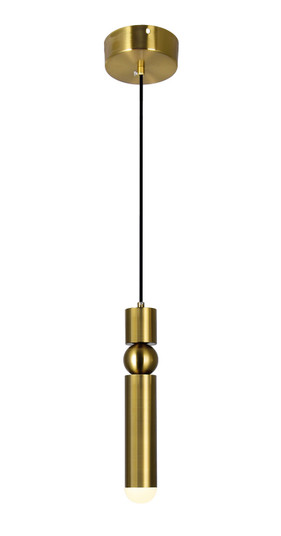 Chime LED Mini Pendant in Brass (401|1225P5-1-625)