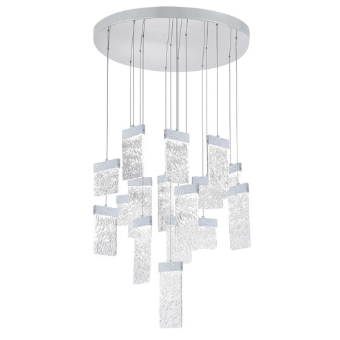 Carolina LED Chandelier in Pewter (401|1090P32-16-269)
