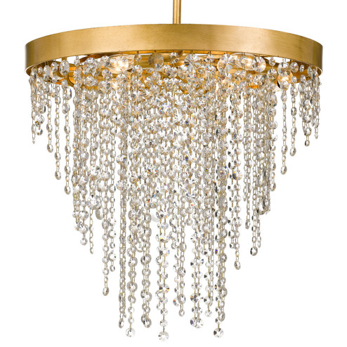 Winham Six Light Chandelier in Antique Gold (60|WIN-616-GA-CL-MWP)