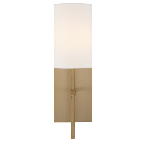 Veronica One Light Wall Sconce in Aged Brass (60|VER-241-AG)