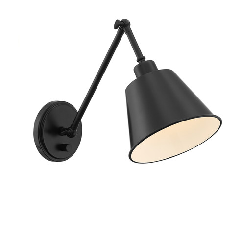 Mitchell One Light Wall Sconce in Matte Black (60|MIT-A8020-MK)