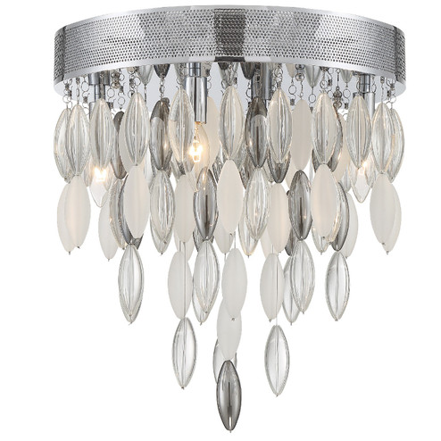 Hudson Four Light Flush Mount in Polished Chrome (60|HUD-A2214-CH)