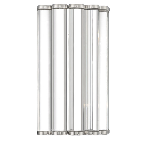 Elliot Two Light Wall Sconce in Polished Nickel (60|ELL-B3002-PN)