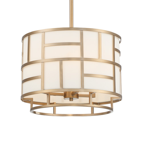 Danielson Four Light Chandelier in Vibrant Gold (60|DAN-404-VG)