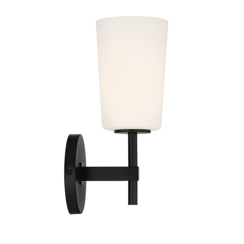 Colton One Light Wall Sconce in Black (60|COL-101-BK)