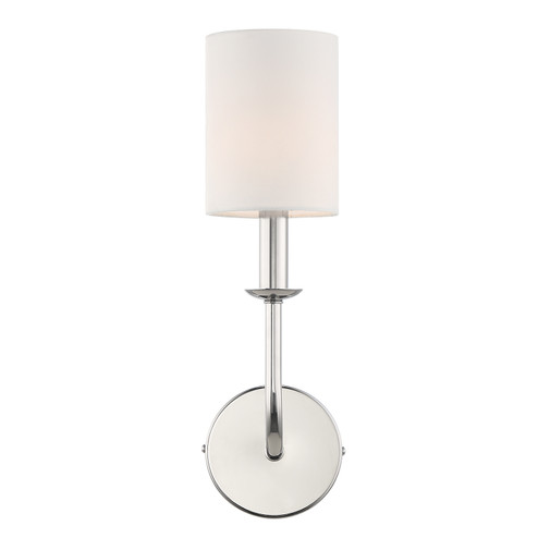 Bailey One Light Wall Sconce in Polished Nickel (60|BAI-A2101-PN)