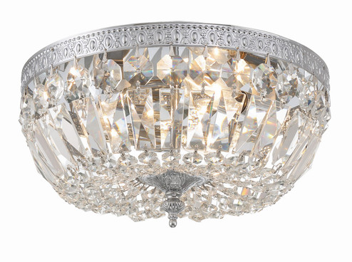 Ceiling Mount Three Light Flush Mount in Polished Chrome (60|712-CH-CL-SAQ)
