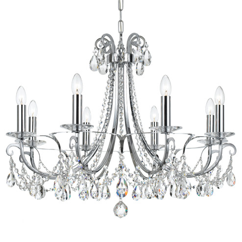 Othello Eight Light Chandelier in Polished Chrome (60|6828-CH-CL-SAQ)