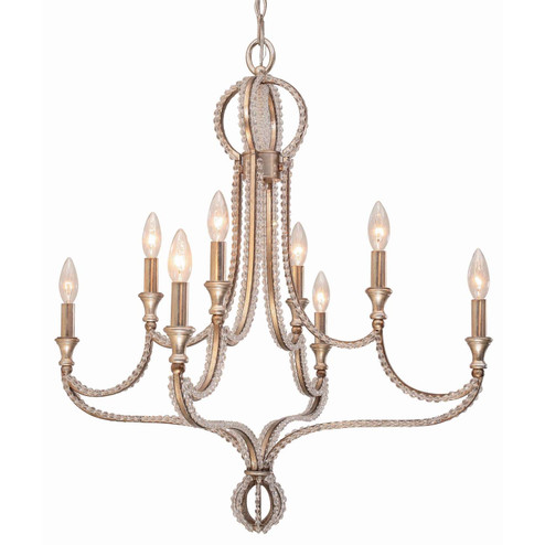 Garland Eight Light Chandelier in Distressed Twilight (60|6768-DT)