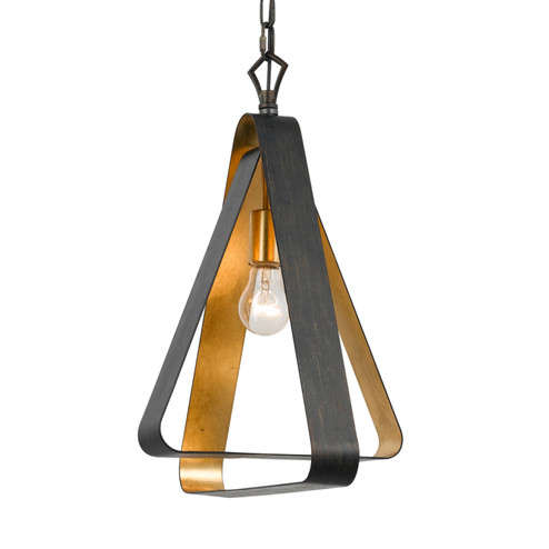 Luna One Light Mini Chandelier in English Bronze / Antique Gold (60|591-EB-GA)