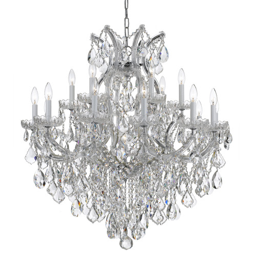 Maria Theresa 19 Light Chandelier in Polished Chrome (60|4418-CH-CL-I)
