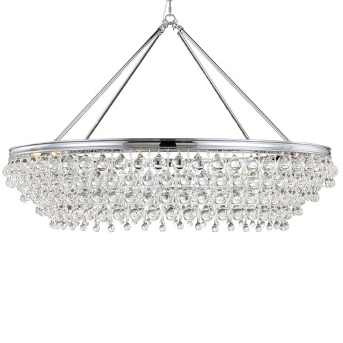 Calypso Eight Light Chandelier in Polished Chrome (60|278-CH)