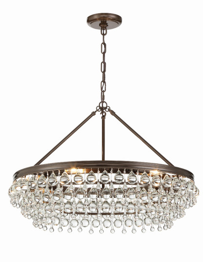 Calypso Six Light Chandelier in Vibrant Bronze (60|275-VZ)