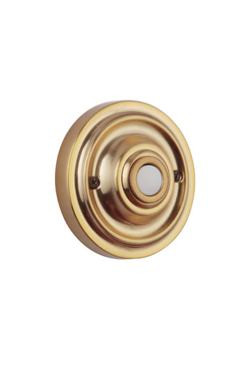 Push Button-Surface Mount Push Button in Satin Brass (46|PB3039-SB)
