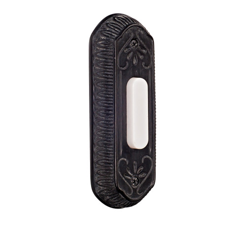Push Button-Surface Mount Surface Mount Designer Lighted Push Button in Weathered Black (46|PB3034-WB)