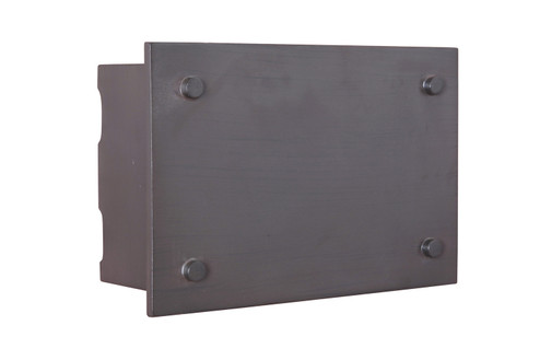 Designer-Chime Illuminated Industrial Rectangle Lighted Chime in Aged Iron (46|ICH1600-AI)