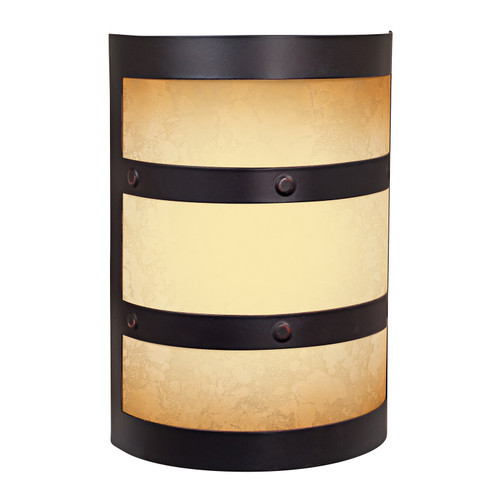 Designer-Chime Illuminated Half Cylinder Lighted Chime in Oiled Bronze Gilded (46|ICH1415-OBG)