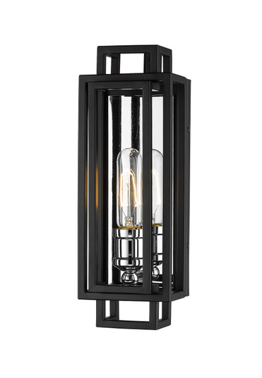Titania One Light Wall Sconce in Black + Chrome (224|454-1S-BK-CH)