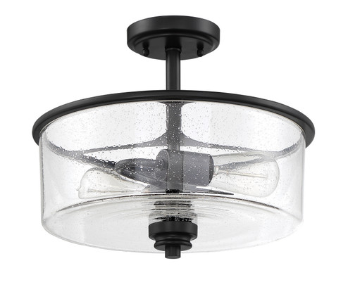 Bolden Two Light Convertible Semi Flush in Flat Black (46|50552-FB)