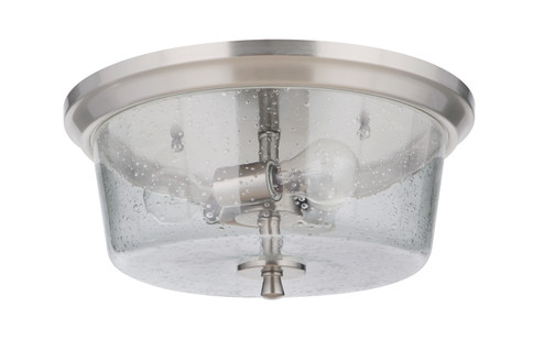 Tyler Three Light Flushmount in Brushed Polished Nickel (46|50283-BNK)