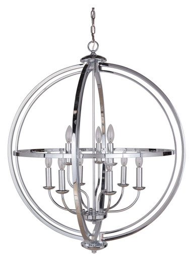 Berkeley Nine Light Foyer Pendant in Chrome (46|40139-CH)