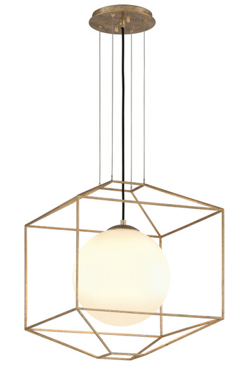 Silhouette One Light Chandelier in Gold Leaf (67|F5214)