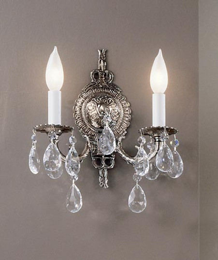 Barcelona Two Light Wall Sconce in Millennium Silver (92|5222 MS C)